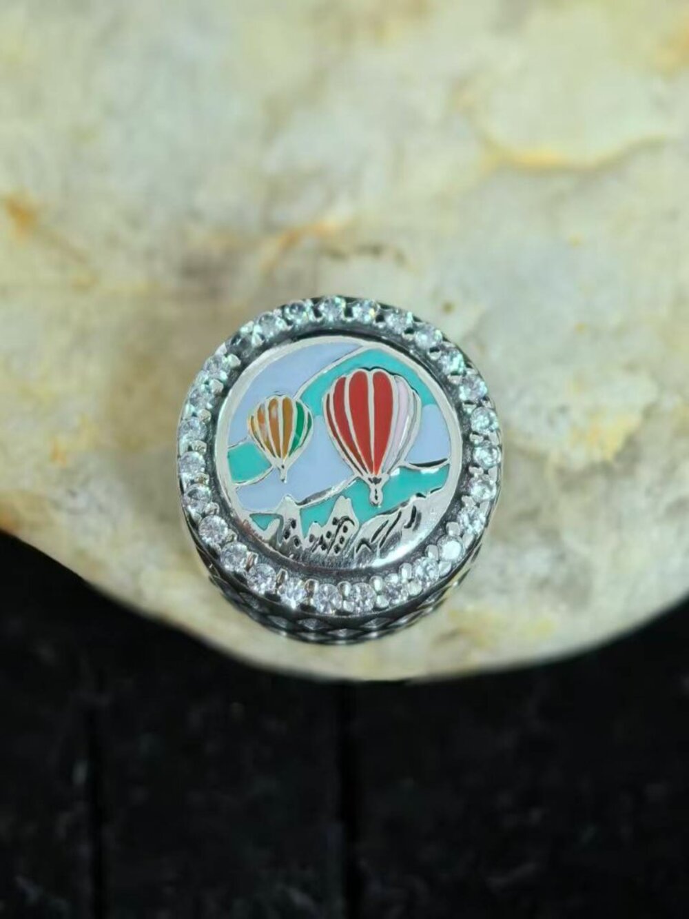 Pandora Charm S925 Bead Charm, Hot air Balloon Charms for Bracelet (Women's)